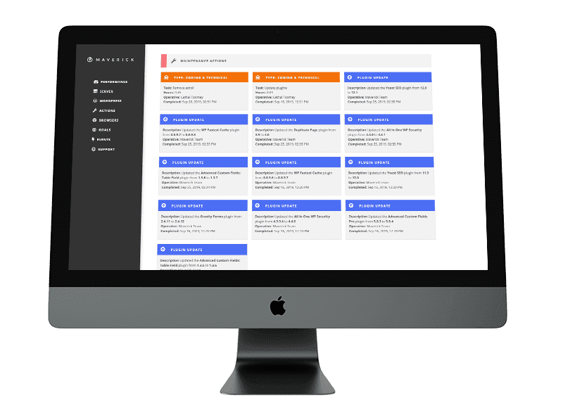 Website MAintenance monitoring